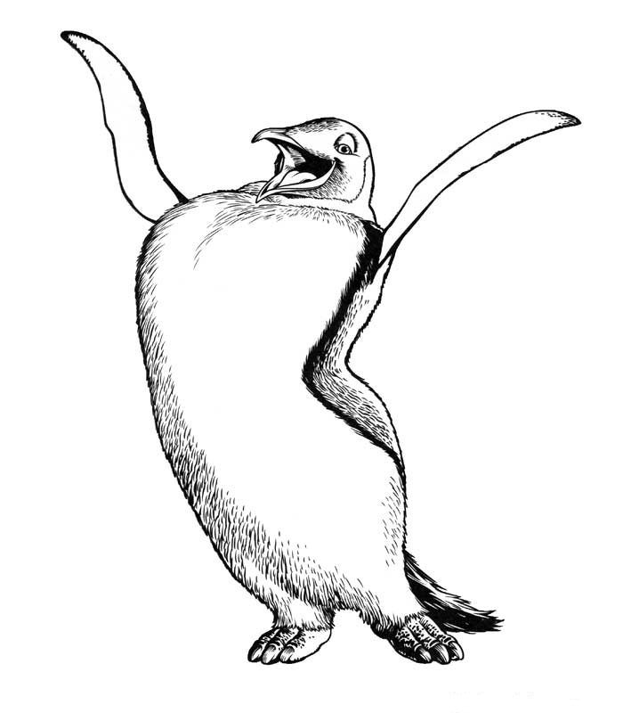Kids-n-fun.com | 8 coloring pages of Happy Feet